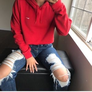 Nike cropped hoodie